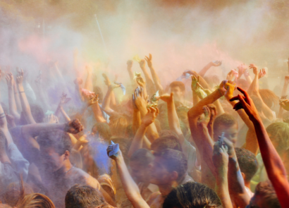 Red and Black Papertorn Music Concert YouTube Thumbnail (1)