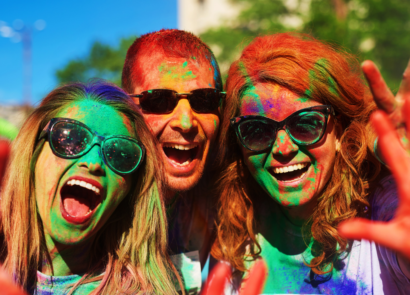 Red and Black Papertorn Music Concert YouTube Thumbnail